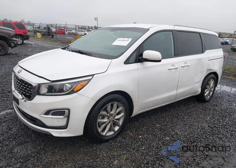 2019 Kia Sedona Ex z USA, uszkodzony, nr VIN KNDMB5C12K6528622